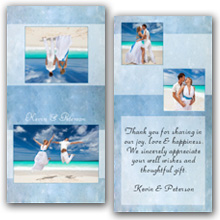 Press Printed Cards/Folded Card/Thank You Cards/Spine On Top/018 Square