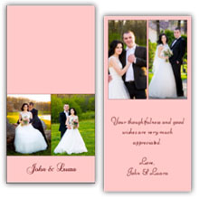 Press Printed Cards/Folded Card/Thank You Cards/Spine On Top/006 Square